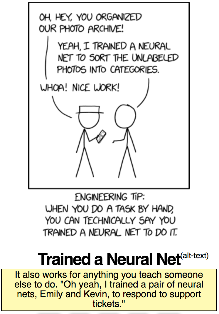 xkcd  Trained a Neural Net